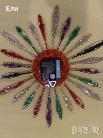 Часовник - слънце - уникална ръчна изработка, снимка 11 - Стенни часовници - 52967940