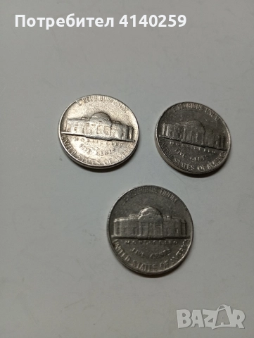 САЩ МОНЕТИ 5 ЦЕНТА 1968 1969 1970 г БУКВА S , снимка 5 - Нумизматика и бонистика - 52532047