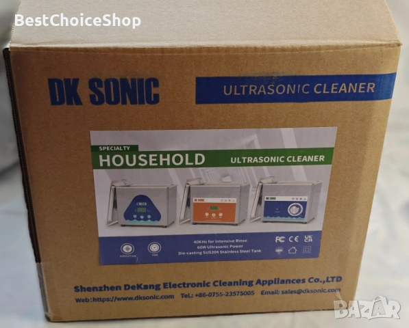 1.5L Ултразвуков почистваща вана 60W - 40 kHz  Механичен контрол, снимка 3 - Друга електроника - 53599610