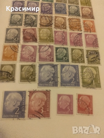 Пощенски марки Теодор Хойс !, снимка 5 - Филателия - 52043330