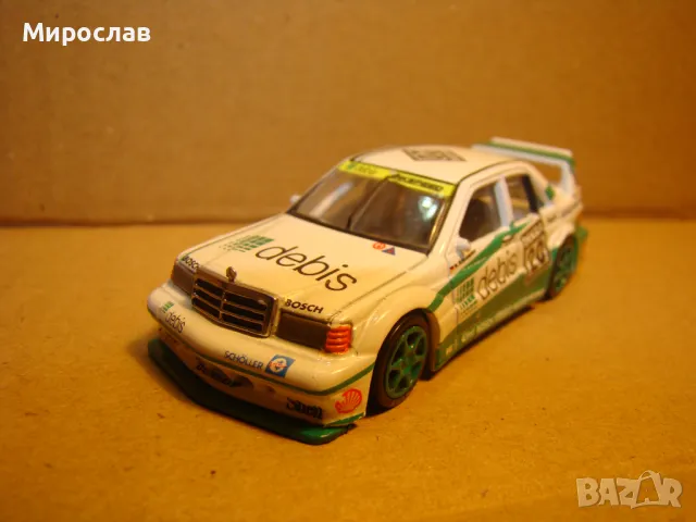 1/64 MICROCHAMPS MERCEDES BENZ 190 EVO РАЛИ МОДЕЛ КОЛИЧКА, снимка 7 - Колекции - 48493203