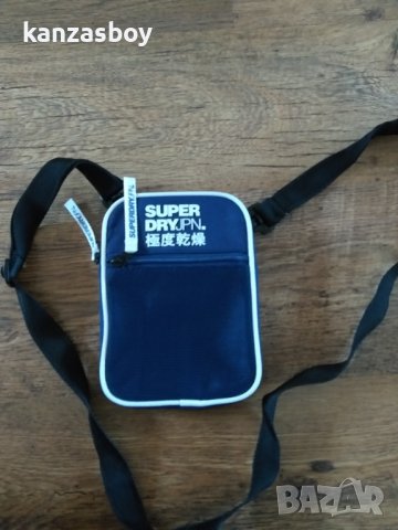 SUPERDRY SPORTS POUCH BAG NAVY - страхотна малка чанта НОВА БЕЗ ЕТИКЕТИ, снимка 7 - Чанти - 39080606