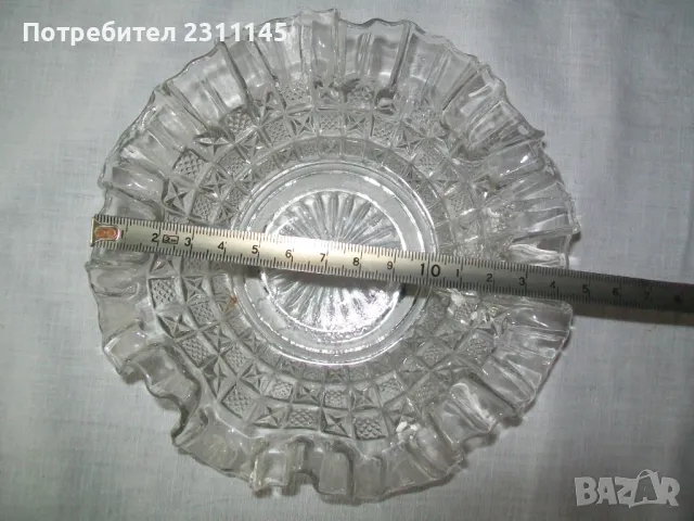 бонбониера стъклена ретро, снимка 2 - Декорация за дома - 48076268