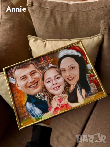 Дигитални коледни карикатури и портрети!, снимка 3 - Други - 52379834