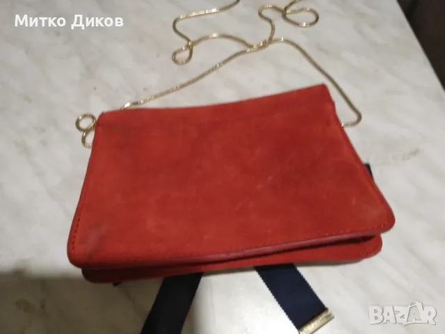 Маркова чанта Манго естествена кожа нова 200х155мм, снимка 6 - Чанти - 49548378