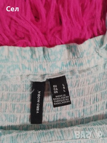 Миди лятна рокля Vero Moda L, снимка 2 - Рокли - 49783618