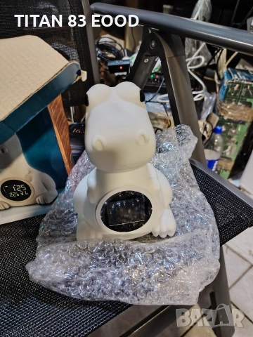 AURIOL® Будилник с индикатор за въздух в помещението (динозавър, снимка 3 - Друга електроника - 52803326