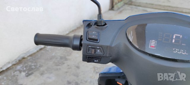 Електрически скутер модел ZB-S 2000W двигател с документи за КАТ син , снимка 8 - Мотоциклети и мототехника - 35781056