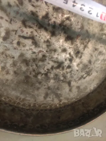 Продавам стара медна тава , снимка 4 - Декорация за дома - 49469070