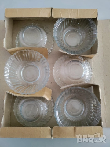 Комплект стъклени купички Кaveh glass, снимка 2 - Сервизи - 53591599