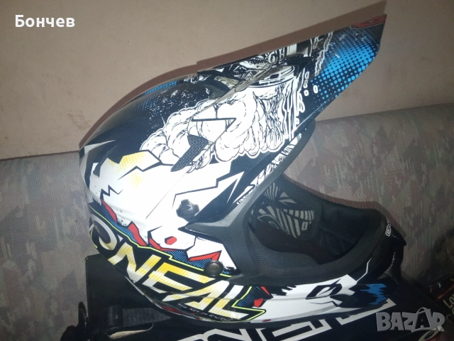 Каска ONEAL Backflip RL2 Villain М, снимка 5 - Спортна екипировка - 51607967
