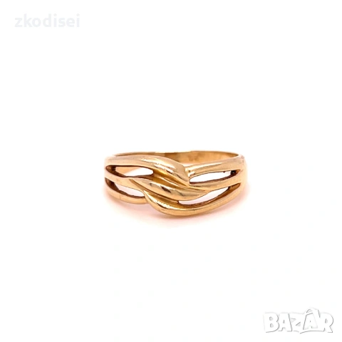 Златен дамски пръстен 2,98гр. размер:54 14кр. проба:585 модел:37641-3