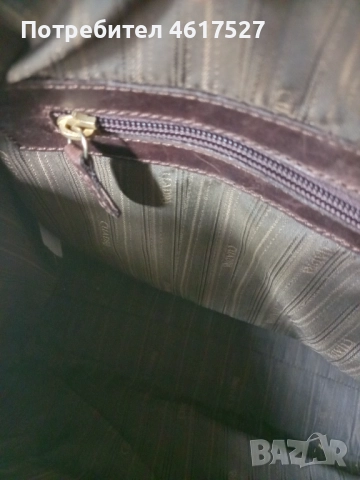 Кафява дамска чанта кожа, снимка 11 - Чанти - 52088179