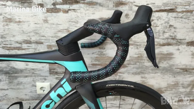 Карбонов шосеен велосипед Bianchi Oltre Pro Ultegra Di2 Reparto Corse 50R | 57, снимка 10 - Велосипеди - 56074360