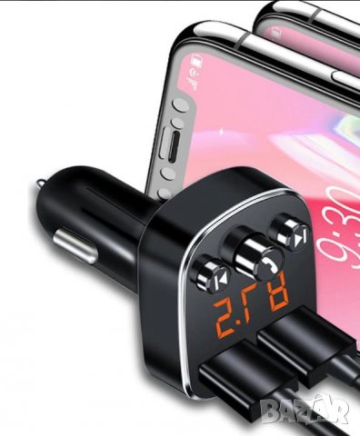 Универсален Car Bluetooth Хендсфрий Адаптер Аудио Рисийвър USB AUX Кит за Автомобил Запалка Конектор, снимка 5 - Ресийвъри, усилватели, смесителни пултове - 35880413