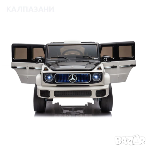 Акумулаторен джип MERCEDES BENZ JJ2088 с родителски контрол 12V Бял, снимка 7 - Коли, камиони, мотори, писти - 51665057