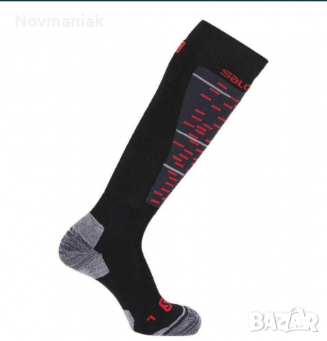 Salomon Mission Black Matador Red Ski Socks, снимка 3 - Други - 36501114