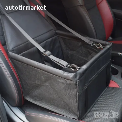 Текстилен кош за домашни любимци за автомобил – W07005