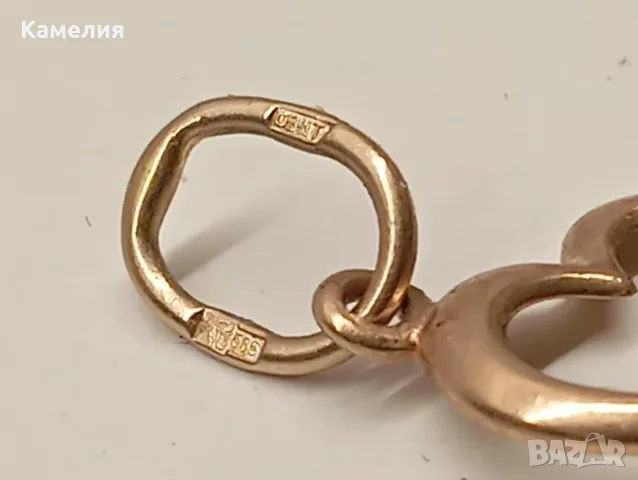 Руско злато. Висулка с брилианти , снимка 9 - Колиета, медальони, синджири - 56326557