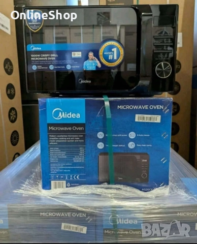 Микровълнова фурна MIDEA с грил 700/1000W, снимка 11 - Микровълнови - 52291086