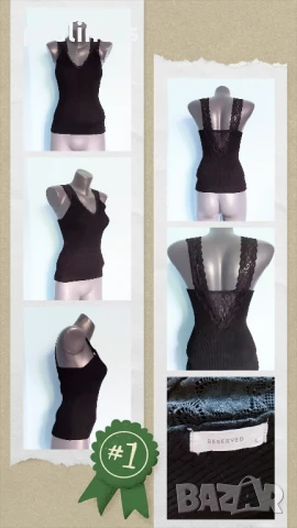 Пет различни броя / Бюстие тип потник с дантела , снимка 13 - Потници - 42297884