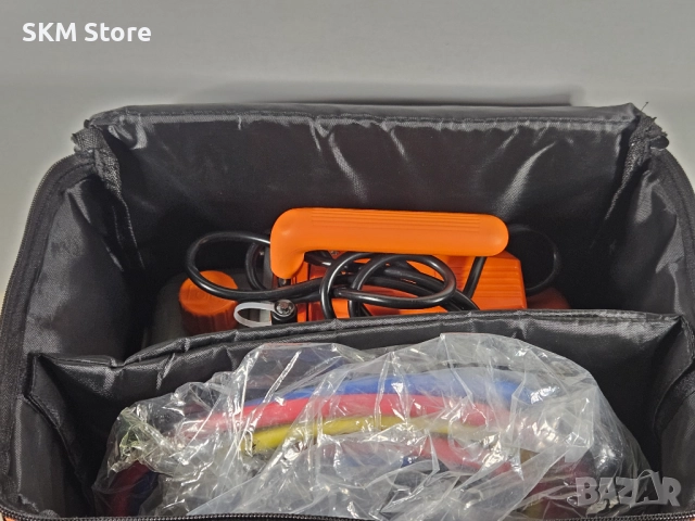 Вакуумна помпа VEVOR – професионална, мощна, в комплект, снимка 3 - Други машини и части - 52669821