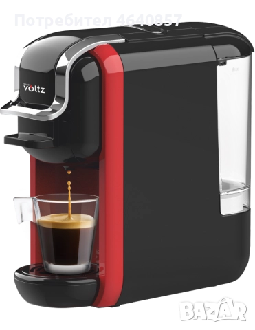 Кафемашина за мляно кафе и капсули 8в1 Oliver Voltz OV51171B5, снимка 5 - Кафемашини - 52350023