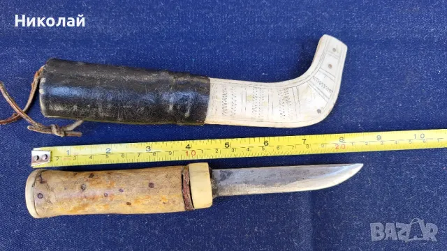 Стар скандинавски нож, финка