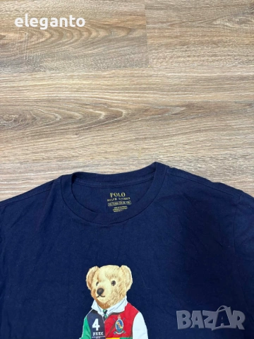 Оригинална мъжка тениска Polo Ralph Lauren Polo Bear Jersey T-Shirt , L/XL размер -SlimFIT, снимка 6 - Тениски - 53814932