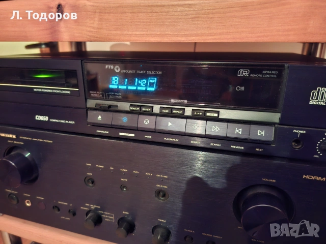 Продавам СД плеър Филипс 650, снимка 2 - Аудиосистеми - 53513125