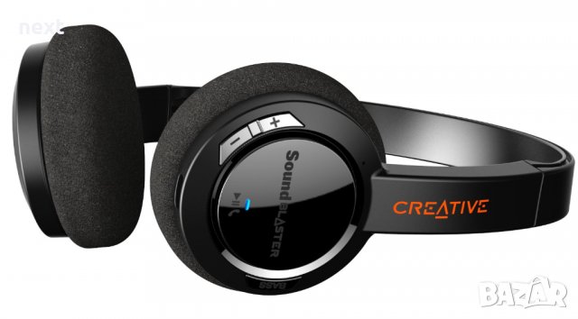 Слушалки CREATIVE Sound Blaster Jam V2 Bluetooth, Черен + Гаранция, снимка 2 - Bluetooth слушалки - 39941238