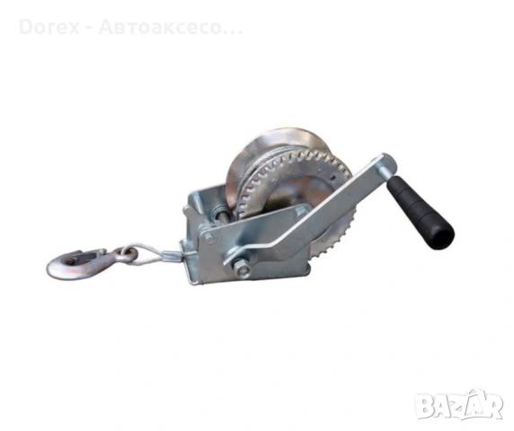 Ръчна лебедка със стоманено въже и автоматична спирачка - 900 кг, 10 м, снимка 2 - Аксесоари и консумативи - 53857805