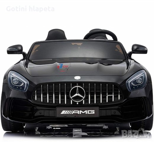 Акумулаторен джип двуместен Mercedes GT R Licensed 2X12V ,MP4, с меки гуми, снимка 3 - Детски велосипеди, триколки и коли - 34367828