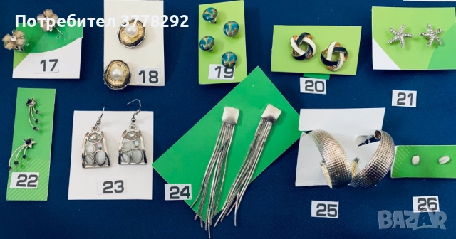 Обици, Нови, по 5 лв за комплект. №№ 15, 16 и 19 са по 2 бр., 2 лв, снимка 2 - Други - 51996588