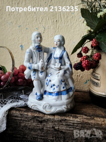 Порцеланова фигурка Двойка, снимка 4 - Колекции - 51880464