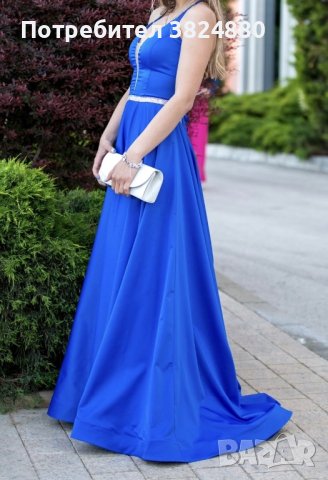 Абитуриентска рокля - цвят кралско синьо, снимка 3 - Рокли - 42014661