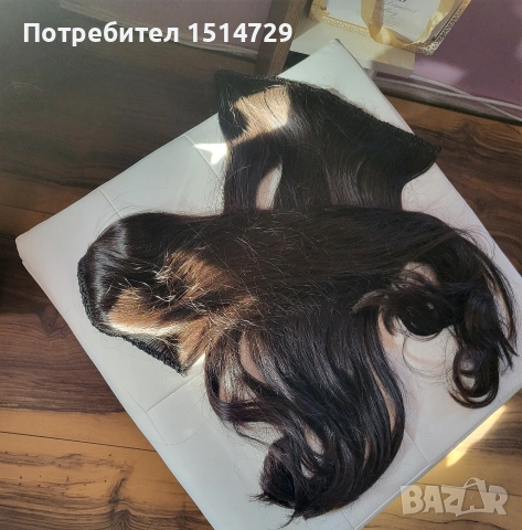 треса за коса естествен косъм 