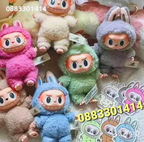 Labubu Избор на цвят Лабубу Ключодържател 17см, снимка 5 - Плюшени играчки - 50819949
