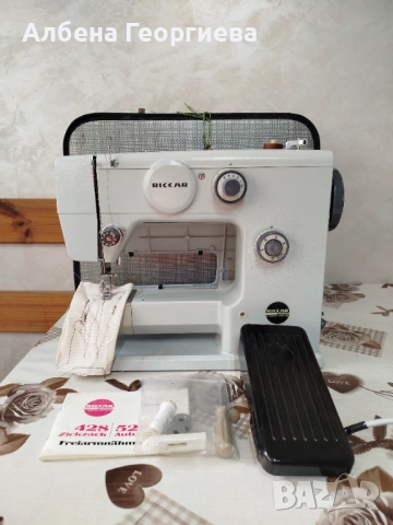 Метална шевна машина RICCAR, снимка 12 - Шевни машини - 53698665