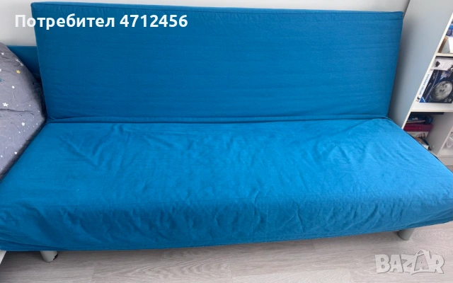 Разтегателен диван закупен от ИКЕА, снимка 2 - Дивани и мека мебел - 53140522