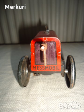 Стара много рядка ламаринена количка Hess Mobil 1050 JLH, снимка 10 - Колекции - 34637311