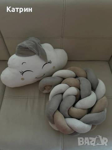 Сет обиколник с възглавничка за новородено 