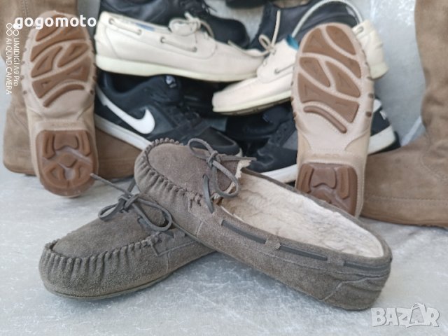 мъжки мокасини от естествена кожа естествен велур + топла подплата, 42 - 43, снимка 10 - Мокасини - 44581858