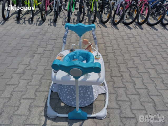 MONI Детско бънджи HOP син, снимка 5 - Проходилки - 53565090