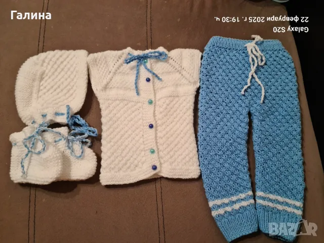 Ръчно изработени бебешки дрешки, снимка 1