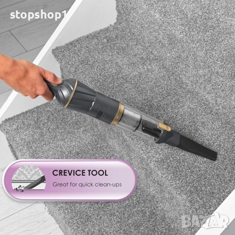 Ръчна прахосмукачка Beldray BEL01096 Airlite – Акумулаторна безжична прахосмукачка, лека преносима м, снимка 7 - Прахосмукачки - 52630410