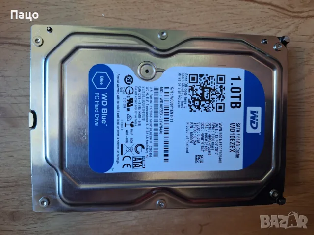 1 TB WD HDD/тестван 