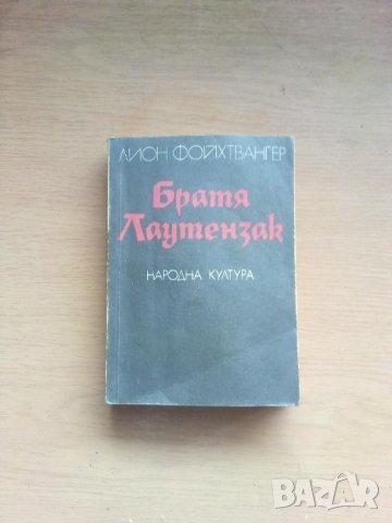 Братя Лаутензак – Лион Фойхтвангер, снимка 1 - Художествена литература - 40785281