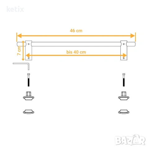 Права поставка за кърпи за радиатори за баня, снимка 4 - Други стоки за дома - 53666567