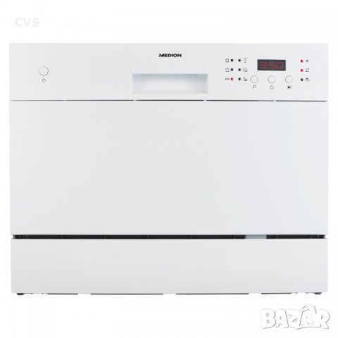 Настолна съдомиялна машина MEDION MD 37210, 6 програми, Ниво на шума 51 dB, Бял, снимка 2 - Съдомиялни - 35704641